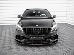 Front Splitter V.2 Mercedes-Benz A AMG-Line W176 Facelift - Wayside Performance 