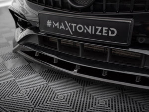 Front Splitter V.2 Mercedes-Benz A AMG-Line W176 Facelift - Wayside Performance 