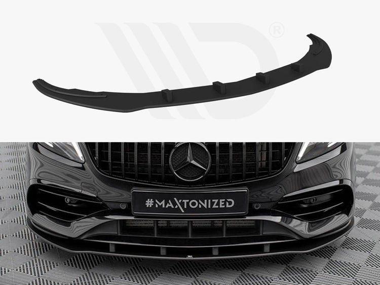 Street PRO Front Splitter Mercedes-Benz A AMG-Line W176 Facelift - Wayside Performance 