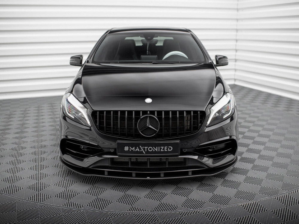 Street PRO Front Splitter Mercedes-Benz A AMG-Line W176 Facelift - Wayside Performance