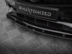 Street PRO Front Splitter Mercedes-Benz A AMG-Line W176 Facelift - Wayside Performance 