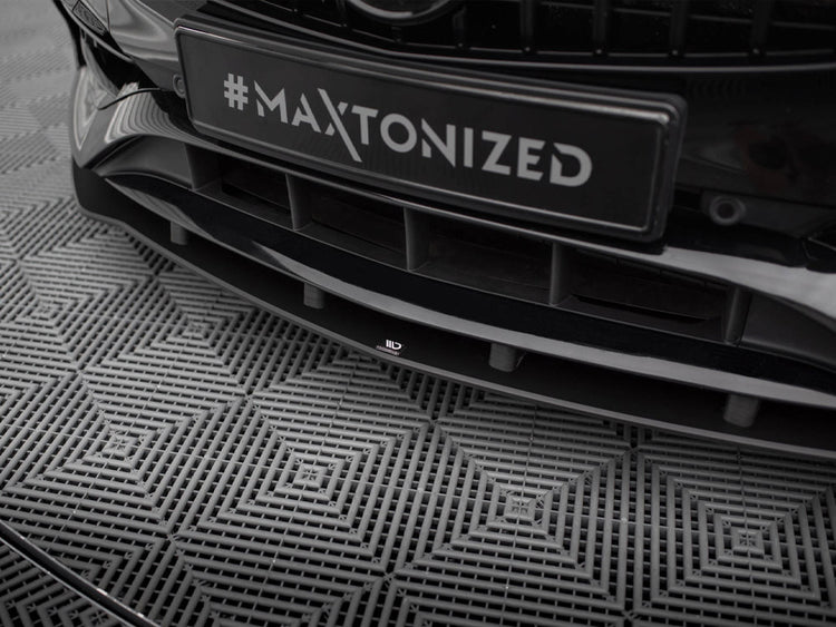 Street PRO Front Splitter Mercedes-Benz A AMG-Line W176 Facelift - Wayside Performance 