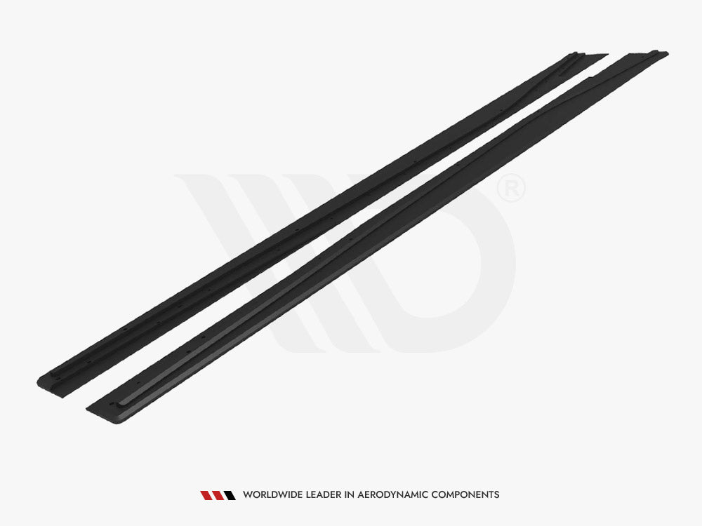 Street PRO Side Skirts Diffusers Mercedes-Benz A AMG-Line W176 Facelift - Wayside Performance 