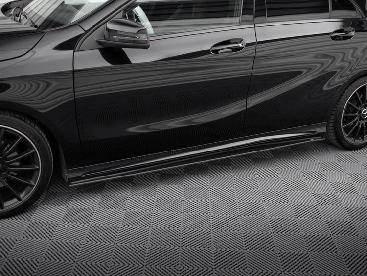 Street PRO Side Skirts Diffusers Mercedes-Benz A AMG-Line W176 Facelift - Wayside Performance 