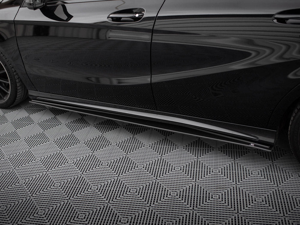 Street PRO Side Skirts Diffusers Mercedes-Benz A AMG-Line W176 Facelift - Wayside Performance 