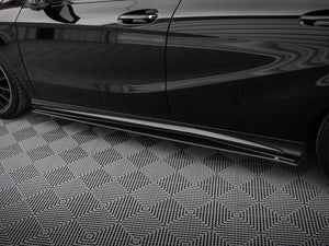 Street PRO Side Skirts Diffusers Mercedes-Benz A AMG-Line W176 Facelift - Wayside Performance 