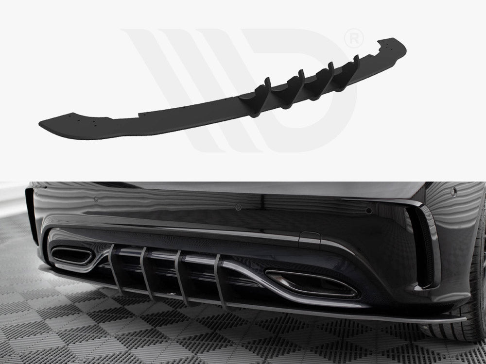 Street PRO Rear Diffuser Mercedes-Benz A AMG-Line W176 Facelift - Wayside Performance