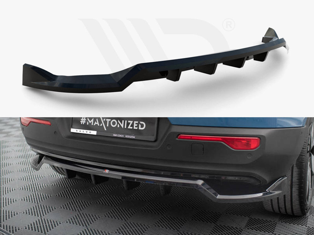 Central Rear Splitter (Vertical Bars) Volvo C40 Mk1 - Wayside Performance 