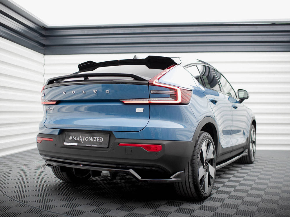 Central Rear Splitter (Vertical Bars) Volvo C40 Mk1 - Wayside Performance 