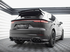 Central Rear Splitter (Vertical Bars) Porsche Cayenne Sport Design Mk3 - Wayside Performance 