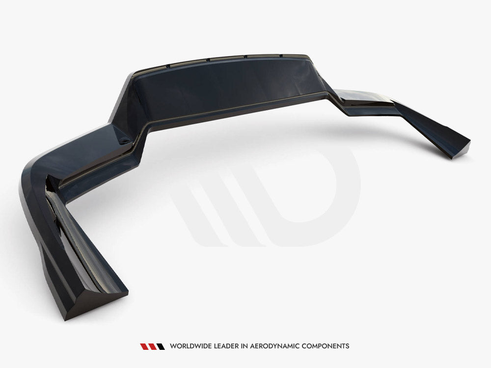 Central Rear Splitter (Vertical Bars) Porsche Cayenne Sport Design Mk3 - Wayside Performance 