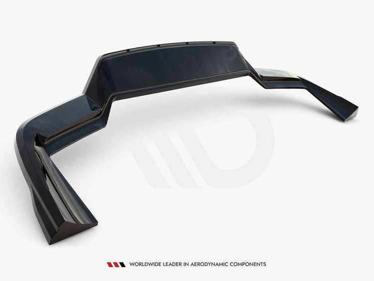 Central Rear Splitter (Vertical Bars) Porsche Cayenne Sport Design Mk3 - Wayside Performance 