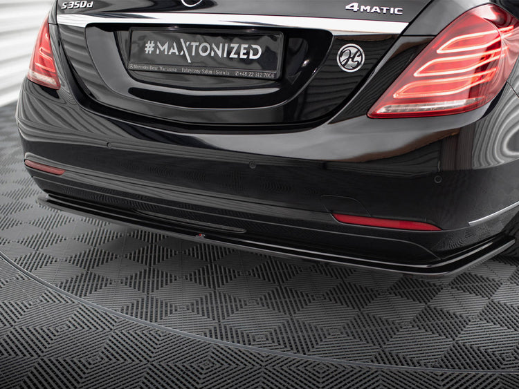 Central Rear Splitter V.2 Mercedes-Benz S W222 - Wayside Performance 