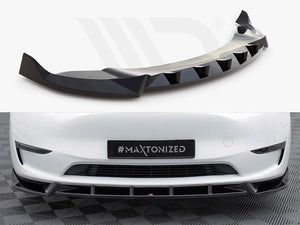 Front Splitter V.1 Tesla Model Y - Wayside Performance 