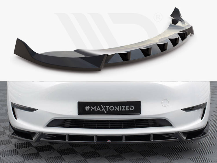 Front Splitter V.1 Tesla Model Y - Wayside Performance 