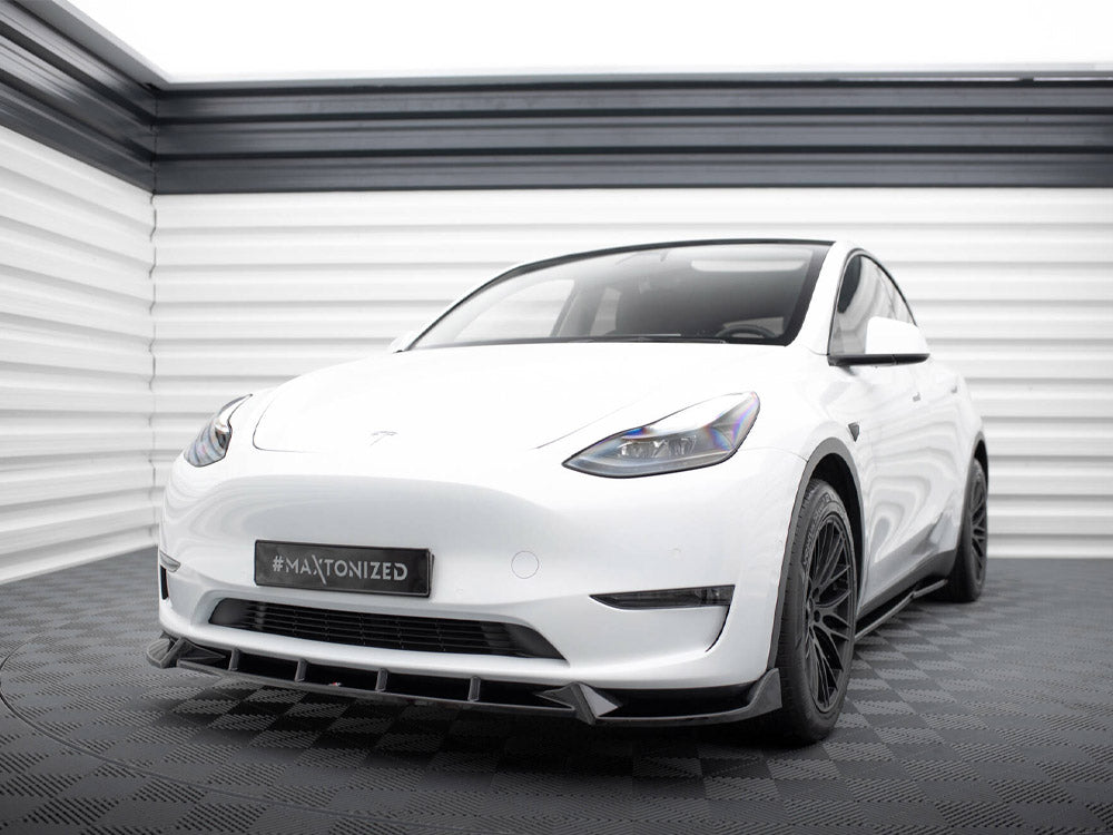 Front Splitter V.1 Tesla Model Y - Wayside Performance 