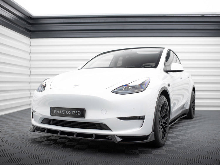 Front Splitter V.1 Tesla Model Y - Wayside Performance 