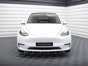 Front Splitter V.1 Tesla Model Y - Wayside Performance 