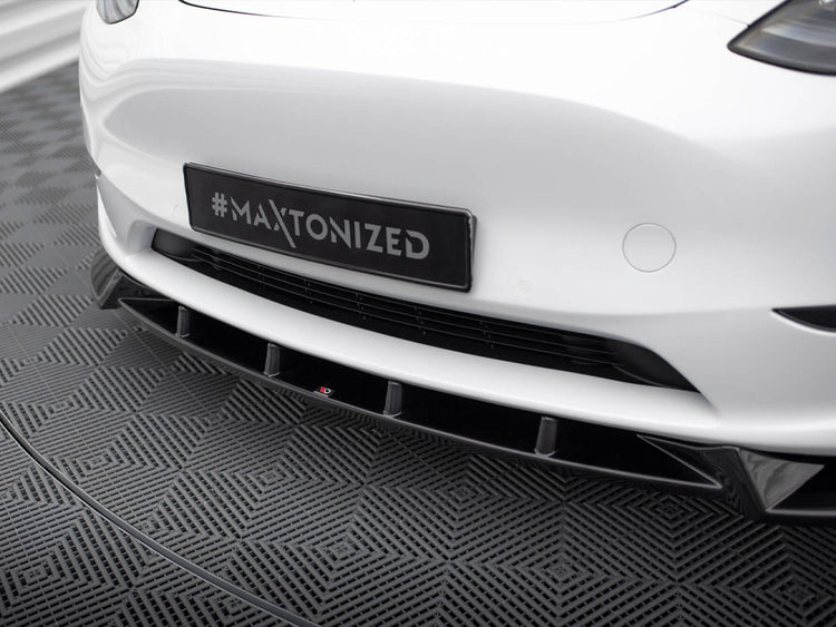 Front Splitter V.1 Tesla Model Y - Wayside Performance 