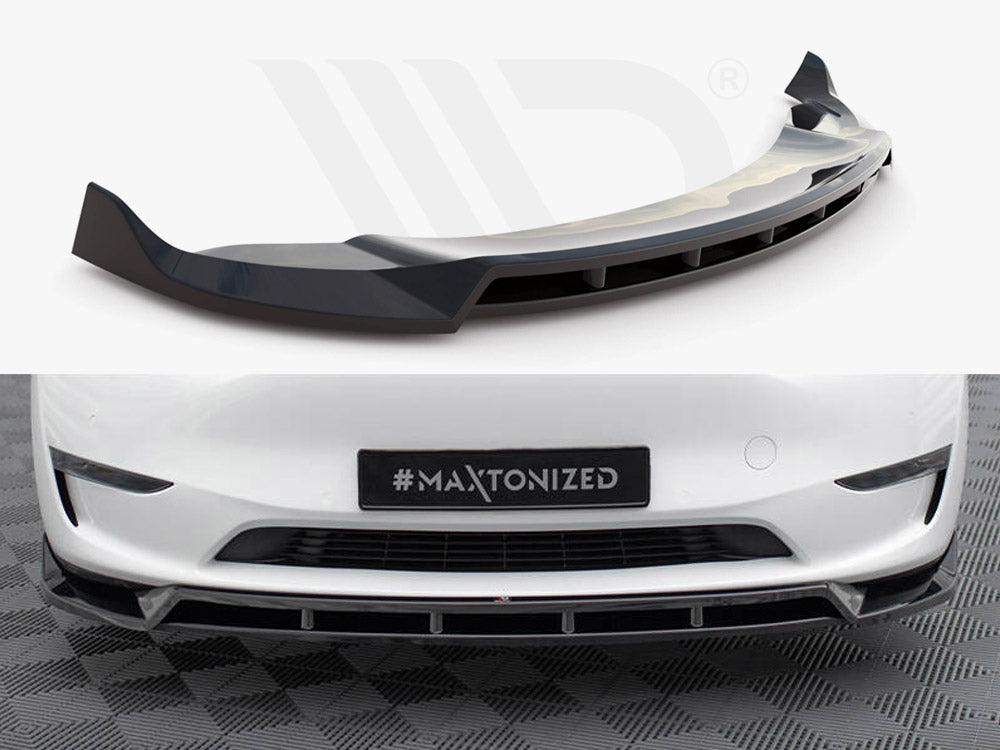 Front Splitter V.2 Tesla Model Y - Wayside Performance 