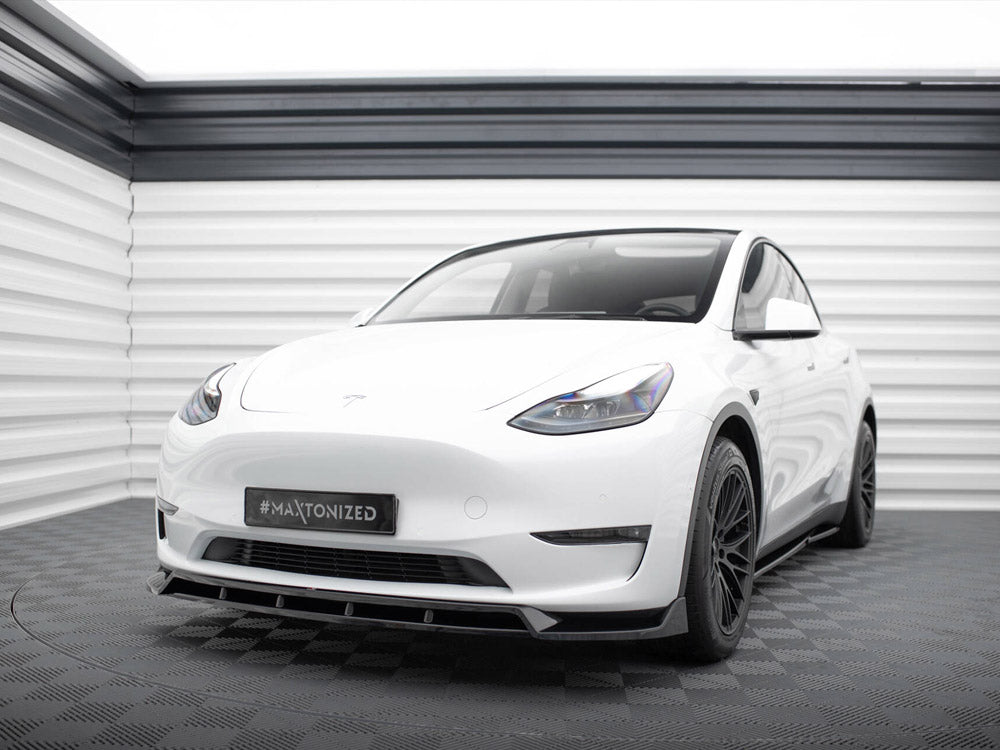 Front Splitter V.2 Tesla Model Y - Wayside Performance 