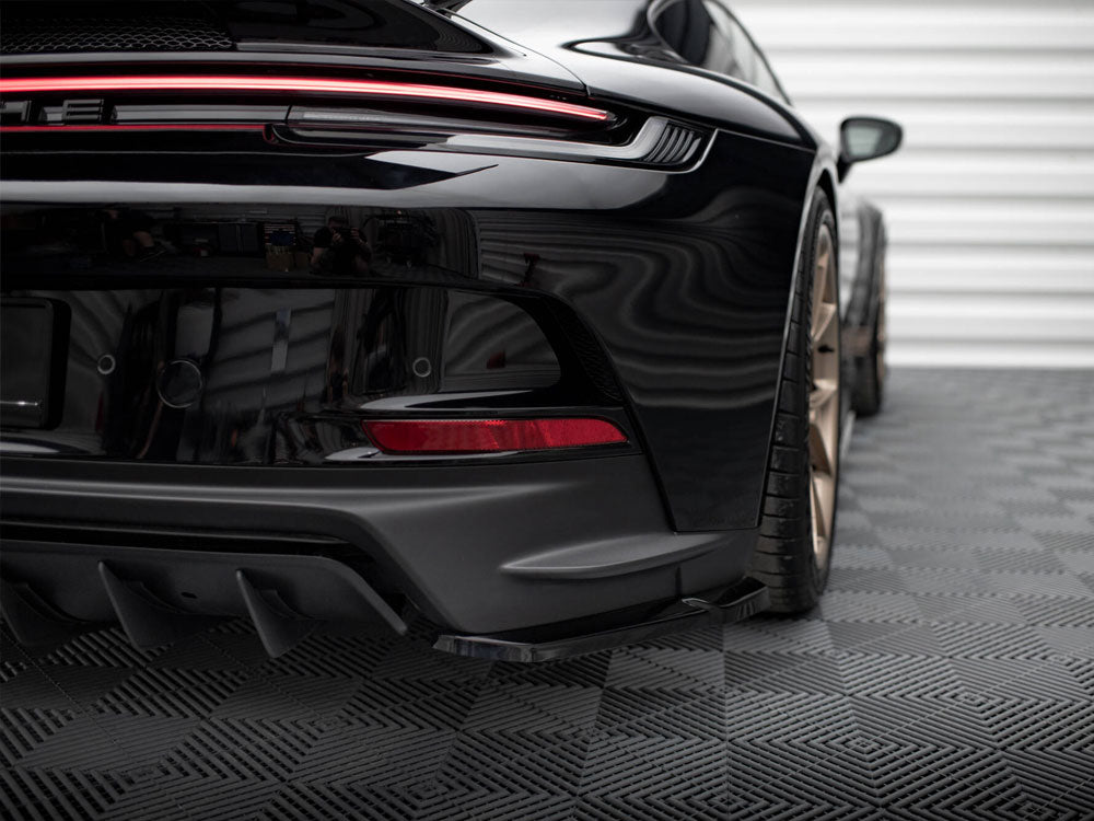 Rear Side Splitters Porsche 911 992 GT3 - Wayside Performance 