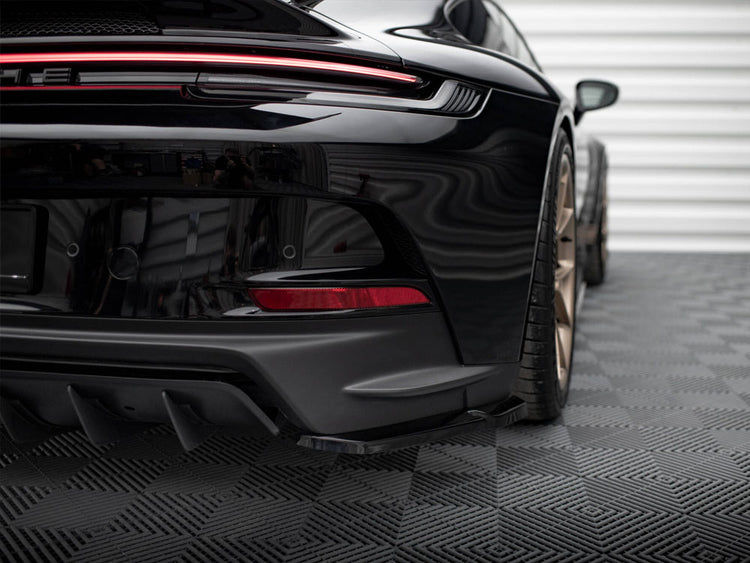 Rear Side Splitters Porsche 911 992 GT3 - Wayside Performance 
