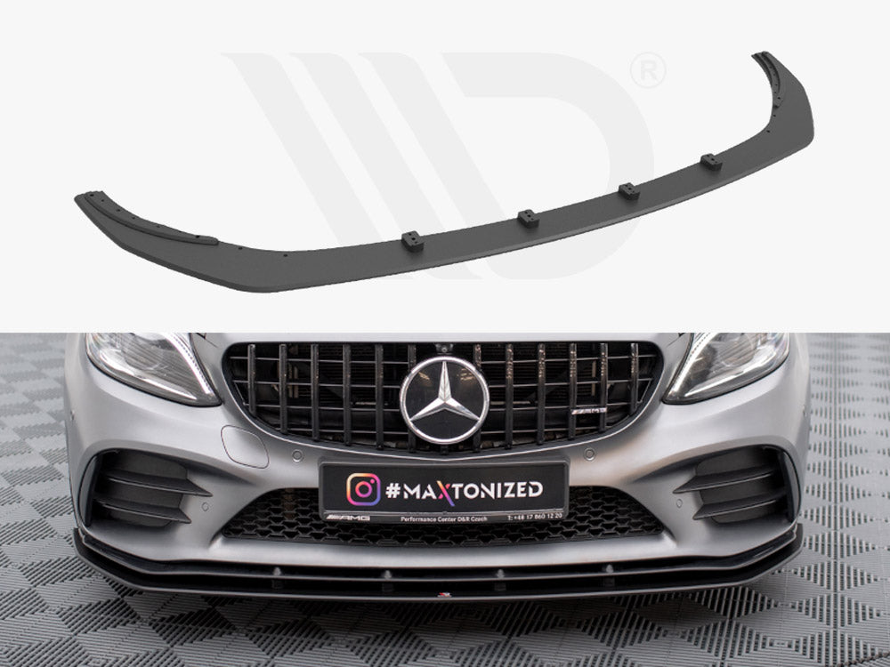 Street PRO Front Splitter Mercedes-AMG C43 Coupe C205 Facelift - Wayside Performance 