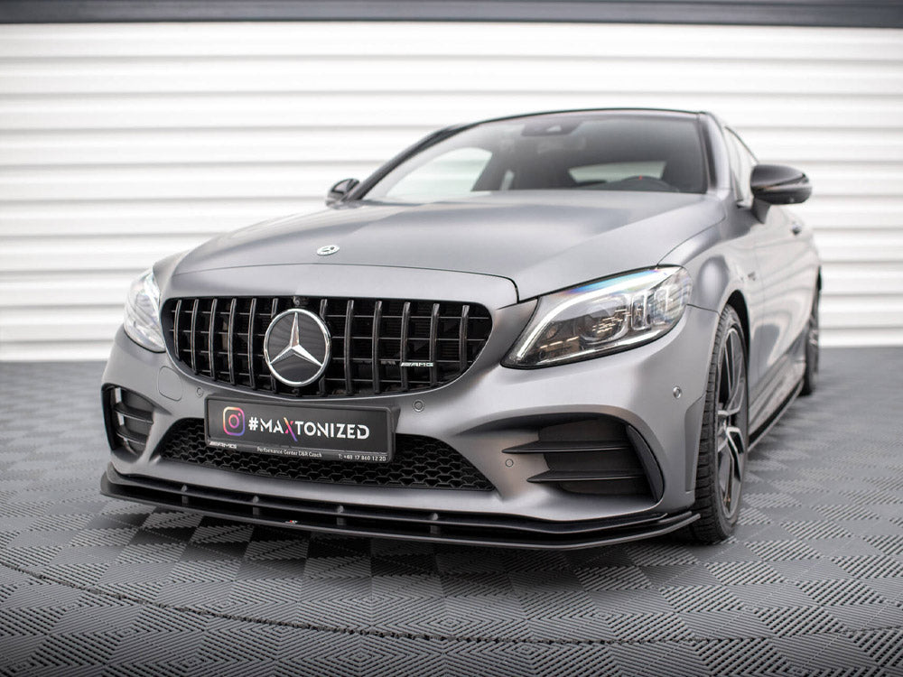 Street PRO Front Splitter Mercedes-AMG C43 Coupe C205 Facelift - Wayside Performance 