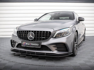 Street PRO Front Splitter Mercedes-AMG C43 Coupe C205 Facelift - Wayside Performance 