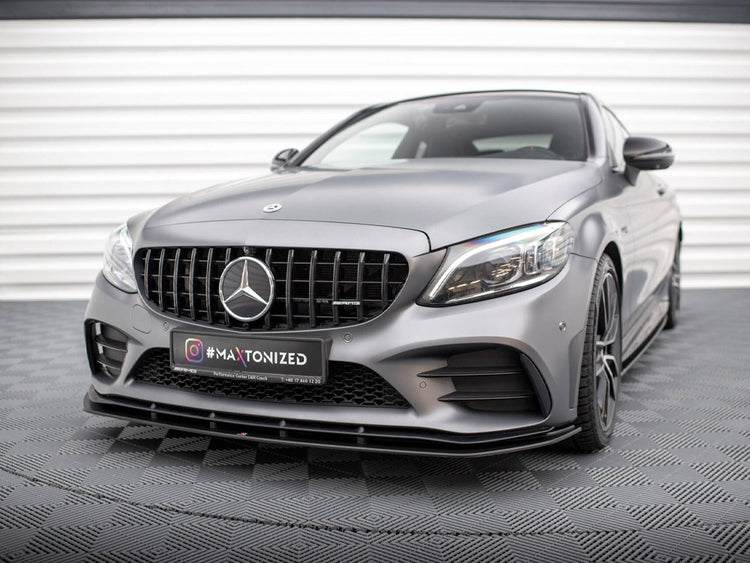 Street PRO Front Splitter Mercedes-AMG C43 Coupe C205 Facelift - Wayside Performance 