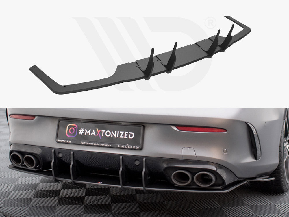Street PRO Rear Diffuser Mercedes-AMG C43 Coupe C205 Facelift - Wayside Performance 