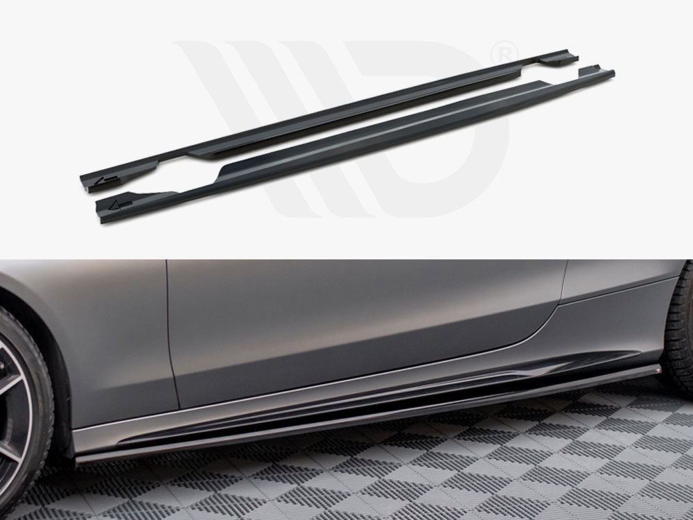 Side Skirts Diffusers Mercedes-AMG C43 Coupe C205 Facelift - Wayside Performance 