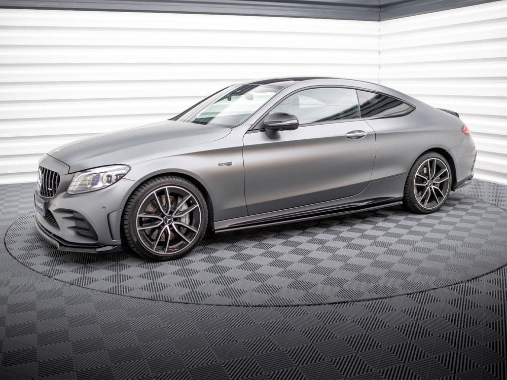Side Skirts Diffusers Mercedes-AMG C43 Coupe C205 Facelift - Wayside Performance 