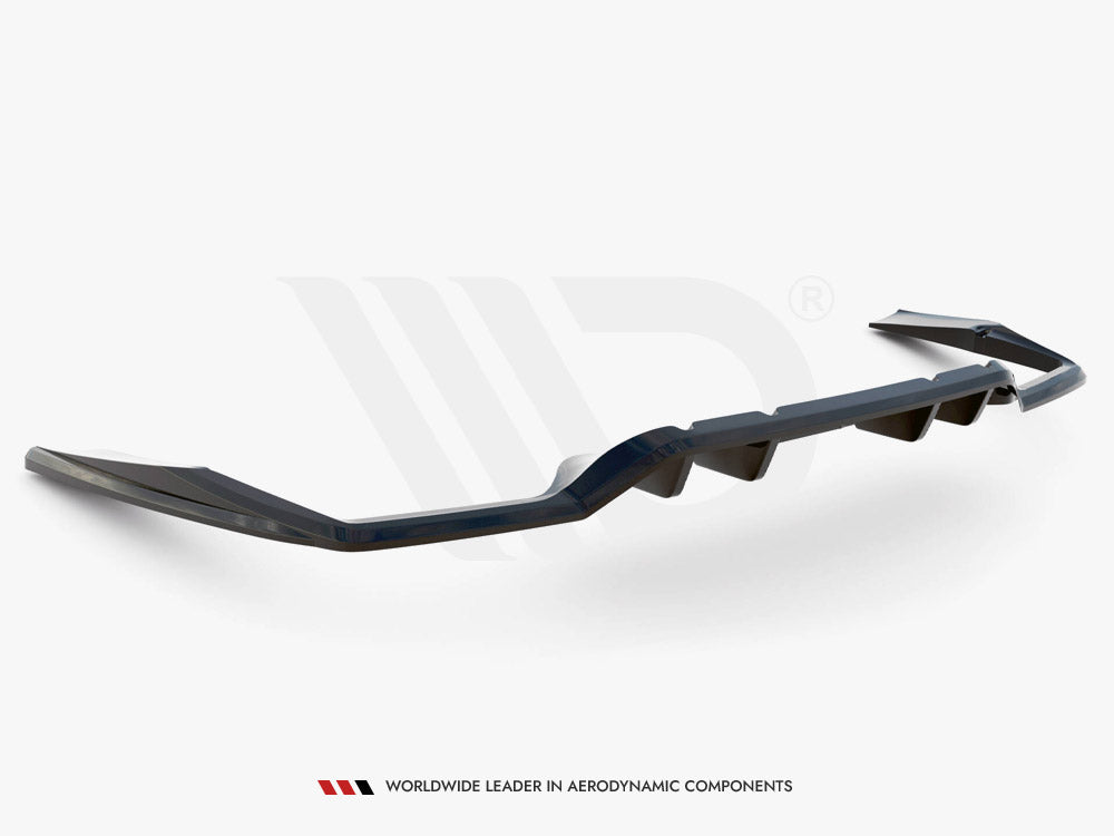 Central Rear Splitter (Vertical Bars) Mercedes-AMG C43 Coupe C205 Facelift - Wayside Performance 