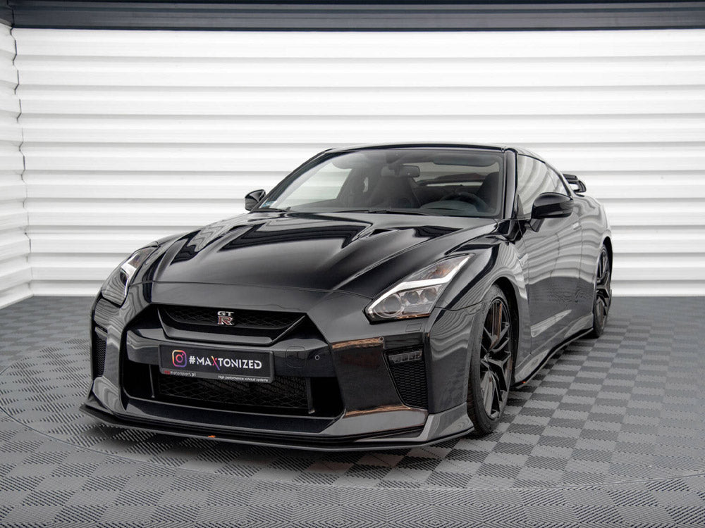 Street PRO Front Splitter Nissan GTR R35 2nd Facelift - Wayside Performance
