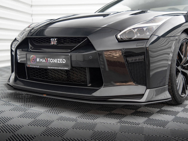 Street PRO Front Splitter Nissan GTR R35 2nd Facelift - Wayside Performance 