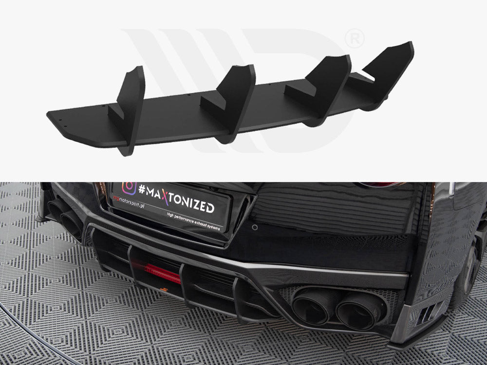 Street PRO Rear Diffuser Nissan GTR R35 2nd Facelift - Wayside Performance 