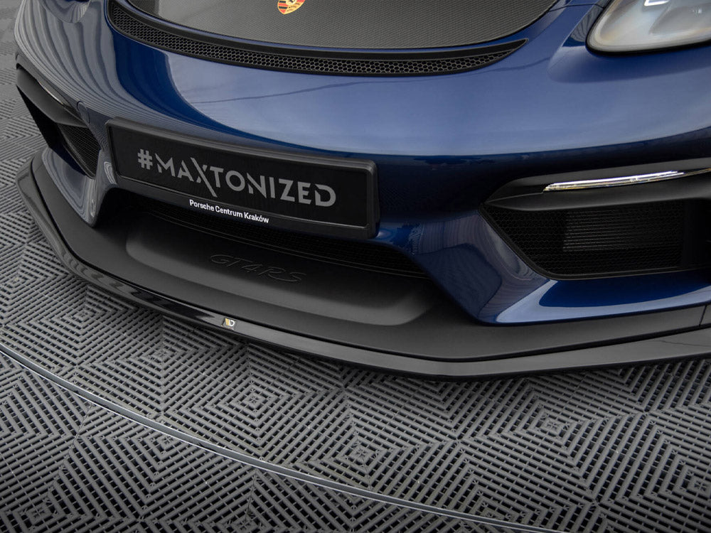 Front Splitter Porsche 718 Cayman GT4 RS 982c - Wayside Performance 