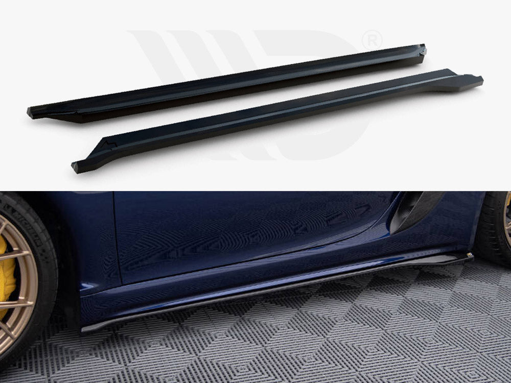 Side Skirts Diffusers Porsche 718 Cayman GT4 RS 982c - Wayside Performance 