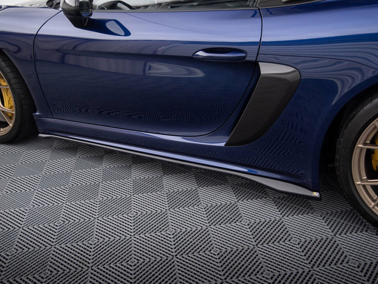 Side Skirts Diffusers Porsche 718 Cayman GT4 RS 982c - Wayside Performance 
