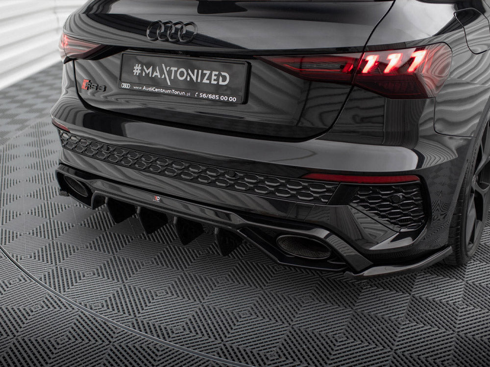 Rear Side Splitters Audi RS3 Sportback 8Y - Wayside Performance 