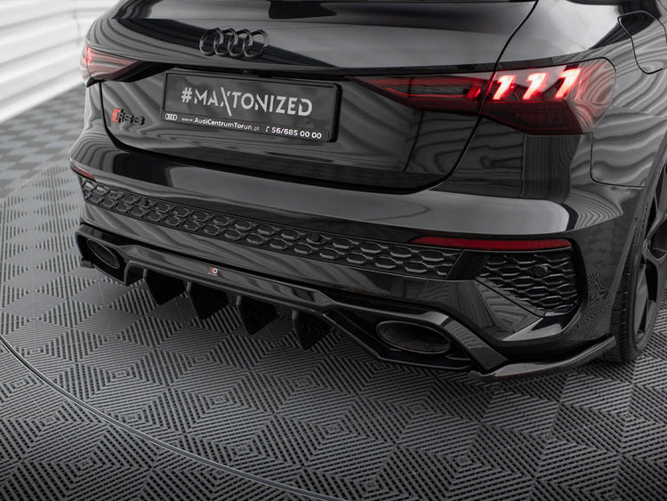 Rear Side Splitters Audi RS3 Sportback 8Y - Wayside Performance 