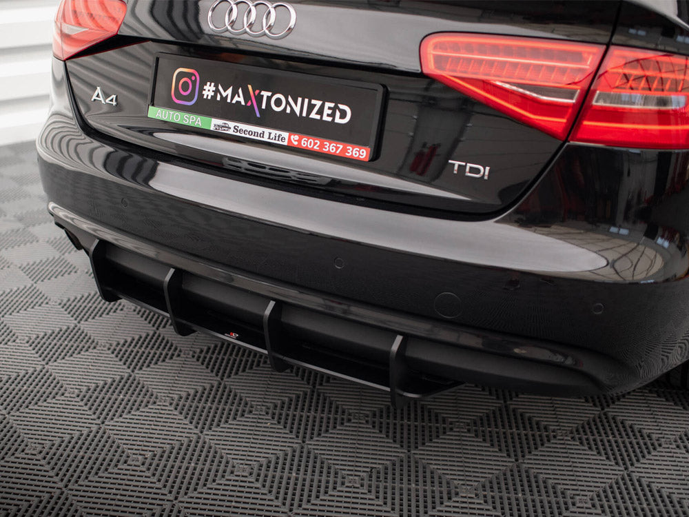 Street PRO Rear Diffuser Audi A4 B8 Facelift - Wayside Performance 