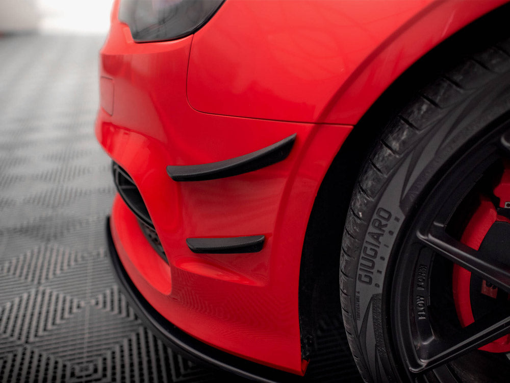 Front Bumper Wings (Canards) Audi S3 / A3 S-Line 8V Sedan / Cabrio - Wayside Performance 