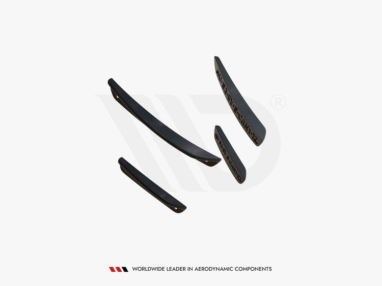 Front Bumper Wings (Canards) Audi S3 / A3 S-Line 8V Sedan / Cabrio - Wayside Performance 