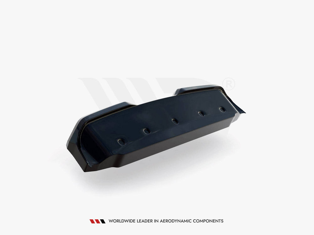 Central Rear Splitter (Vertical Bars) Nissan GTR R35 Facelift - Wayside Performance 