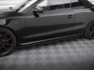 Street PRO Side Skirts Diffusers Audi A5 / A5 S-Line / S5 Coupe / Cabrio 8T / 8T Facelift - Wayside Performance 