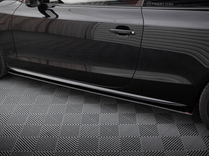 Street PRO Side Skirts Diffusers Audi A5 / A5 S-Line / S5 Coupe / Cabrio 8T / 8T Facelift - Wayside Performance 
