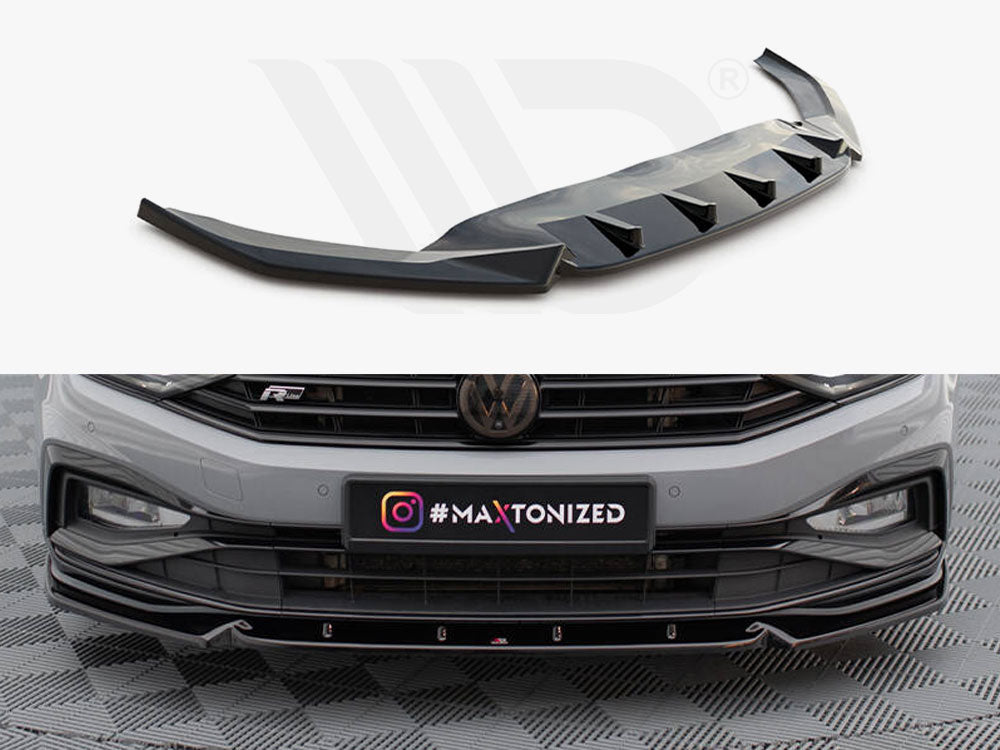 Front Splitter V.1 Volkswagen Passat R-Line B8 Facelift - Wayside Performance 